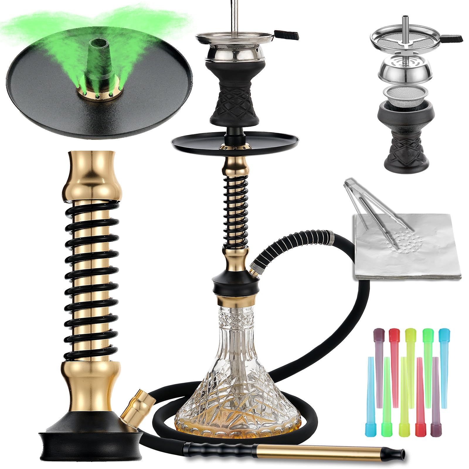シーシャ台　セット Amazon.com: Hookah Set with Everything,20